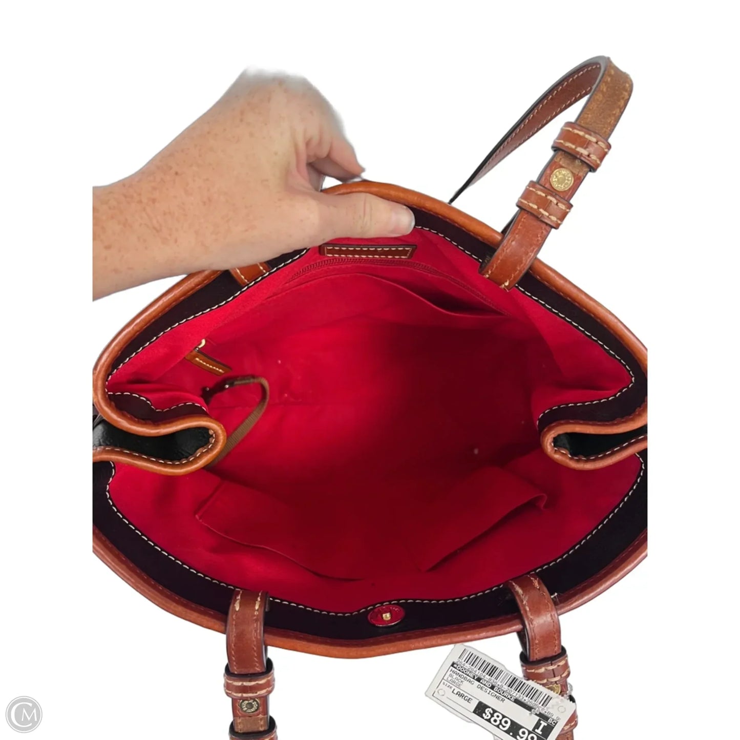 Handbag Designer By Dooney And Bourke, Size: Large