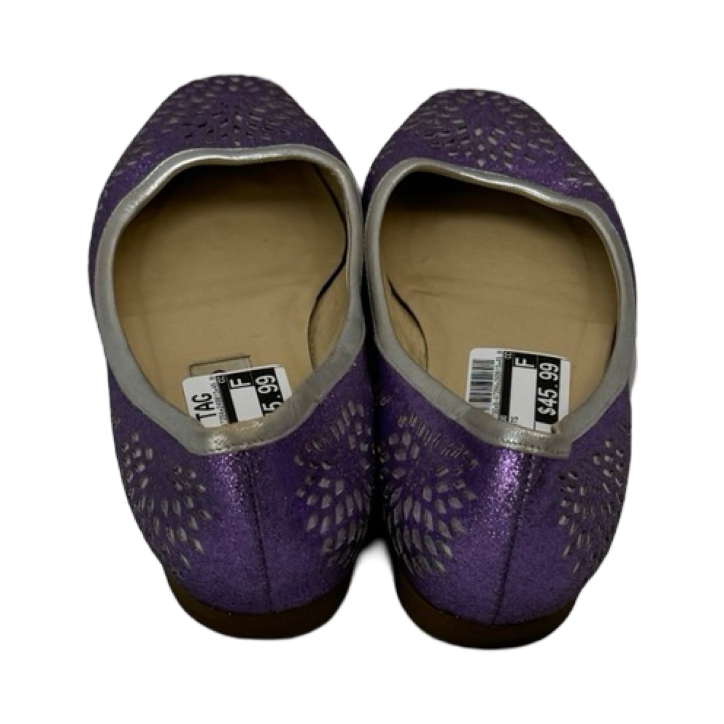 Purple Shoes Flats Jimmy Choo, Size 8.5