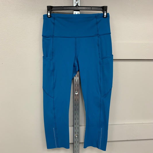 Athletic Leggings Capris By Lululemon In Blue, Size: 6