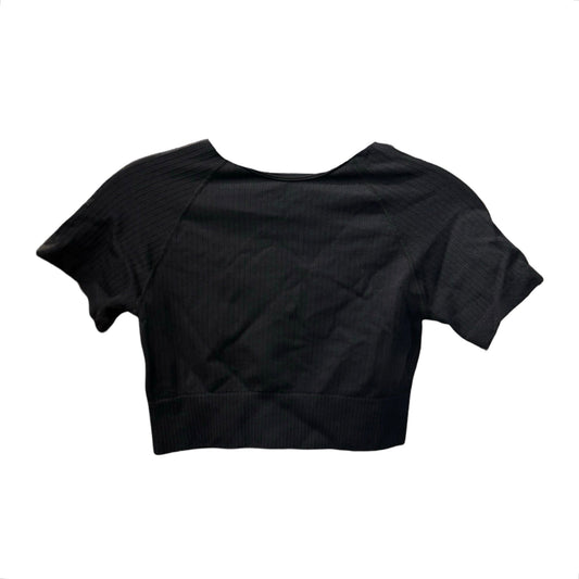 Athletic Top Short Sleeve By Clothes Mentor In Black, Size: M