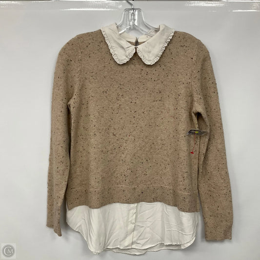 Sweater By Loft In Tan, Size: Xs