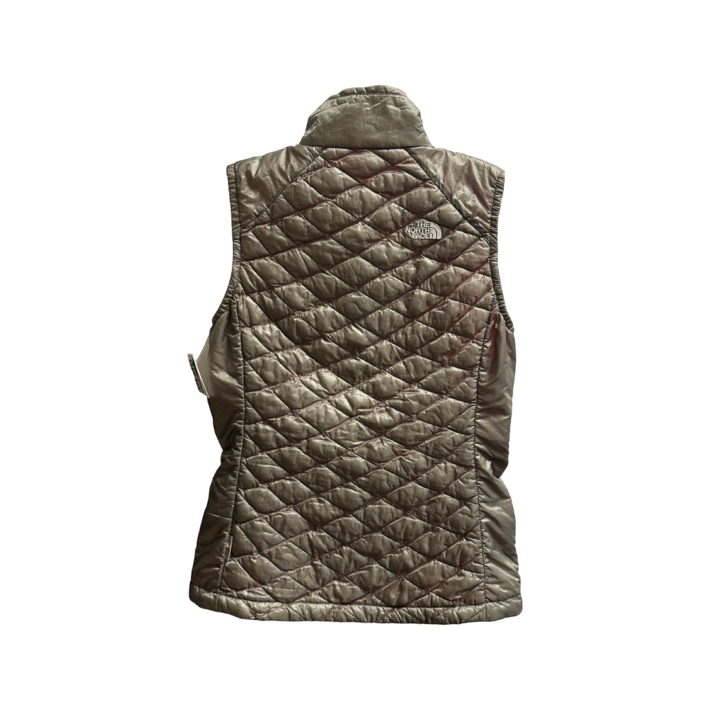 Vest Puffer & Quilted By The North Face In Grey, Size: S