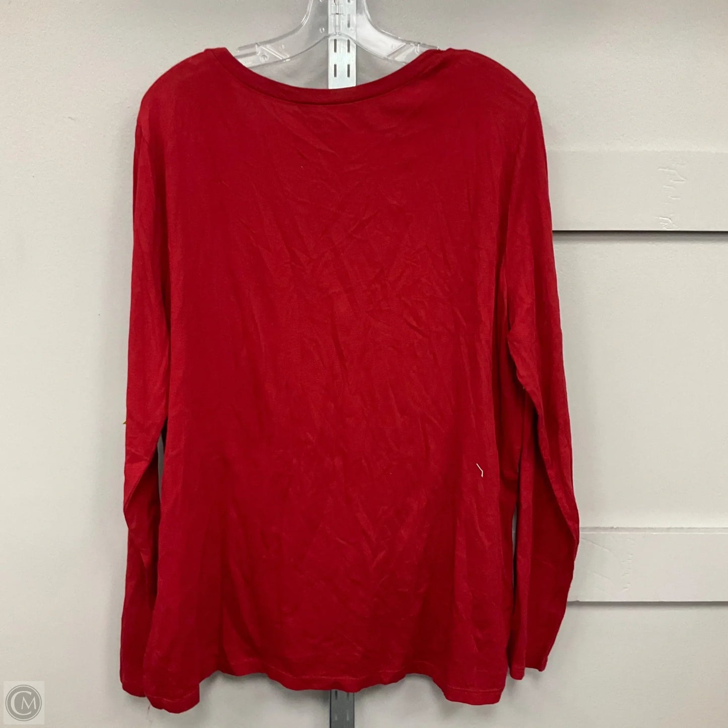 Top Long Sleeve By Loft O In Red, Size: Xxl
