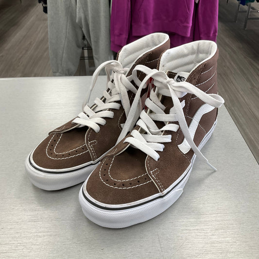 Shoes Sneakers By Vans In Brown, Size: 7