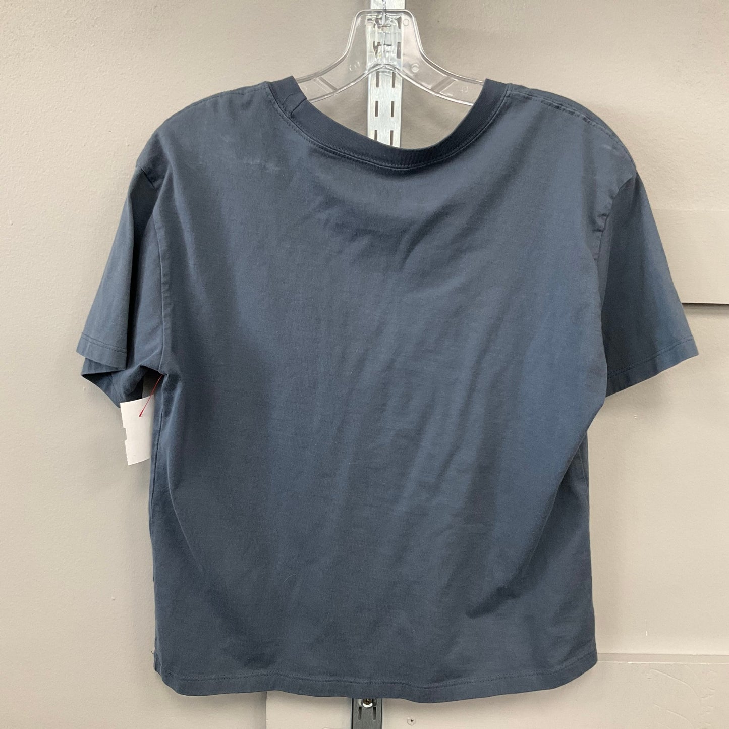 Top Short Sleeve Basic By Time And Tru In Blue, Size: M