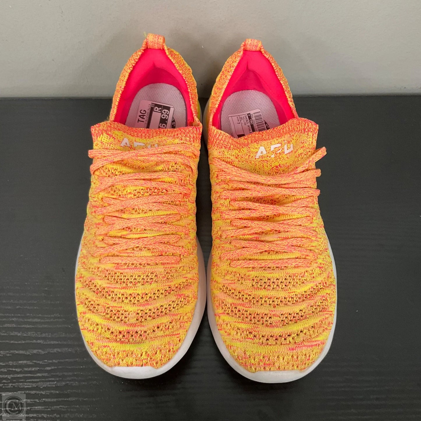 Shoes Athletic By APL In Yellow, Size: 7