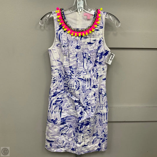 Dress Designer By Lilly Pulitzer In Purple, Size: Xxs