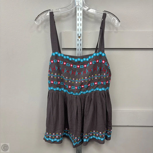 Top Sleeveless By Torrid In Grey, Size: M
