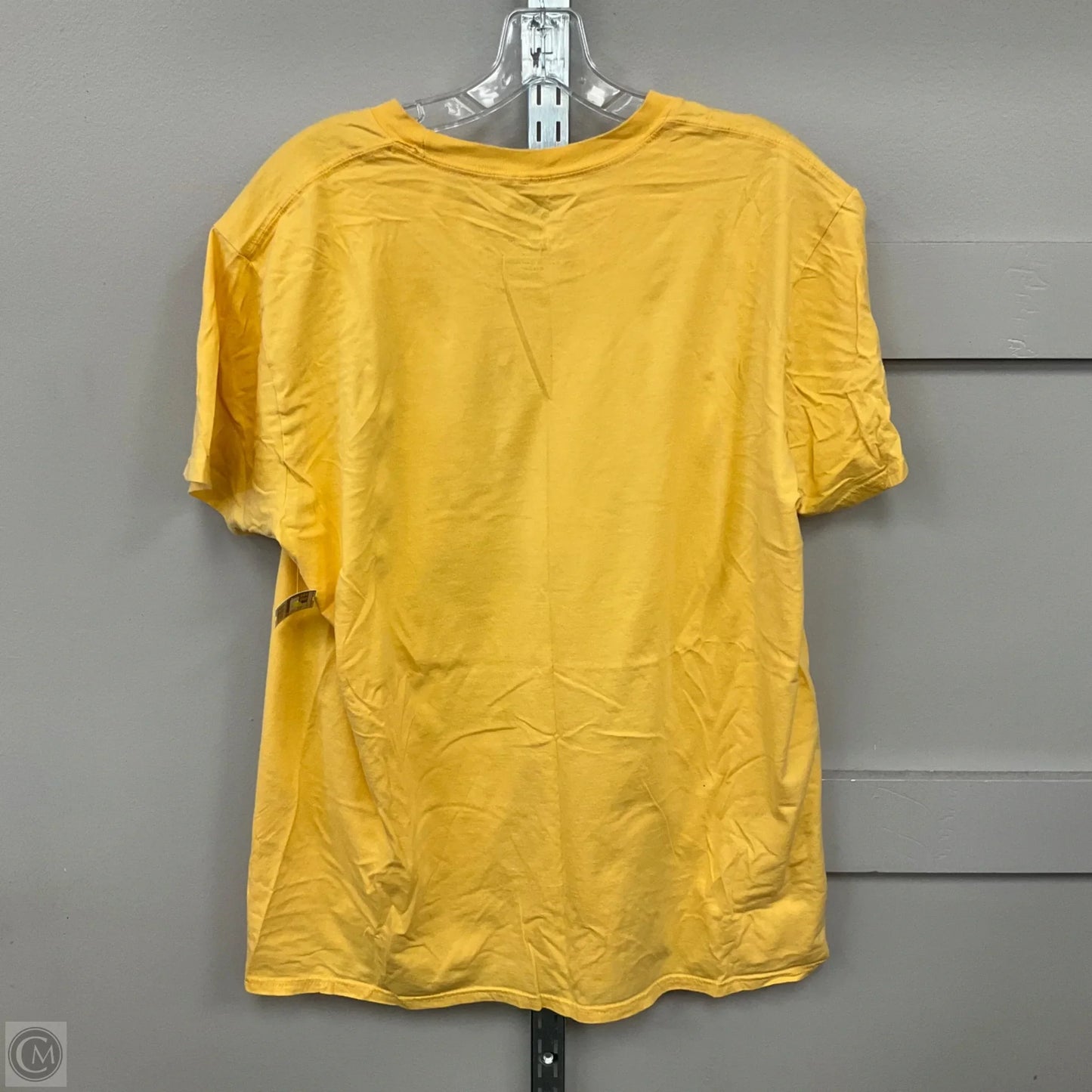Top Short Sleeve By Disney In Yellow, Size: Xl