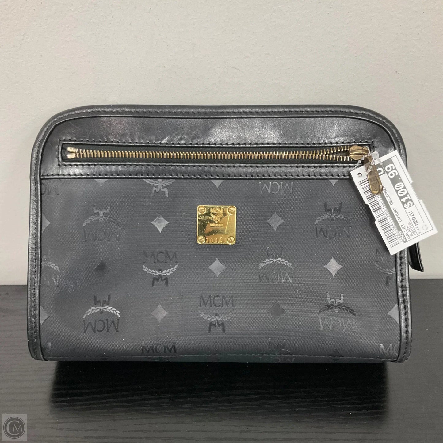 Makeup Bag Luxury Designer By Mcm, Size: Medium