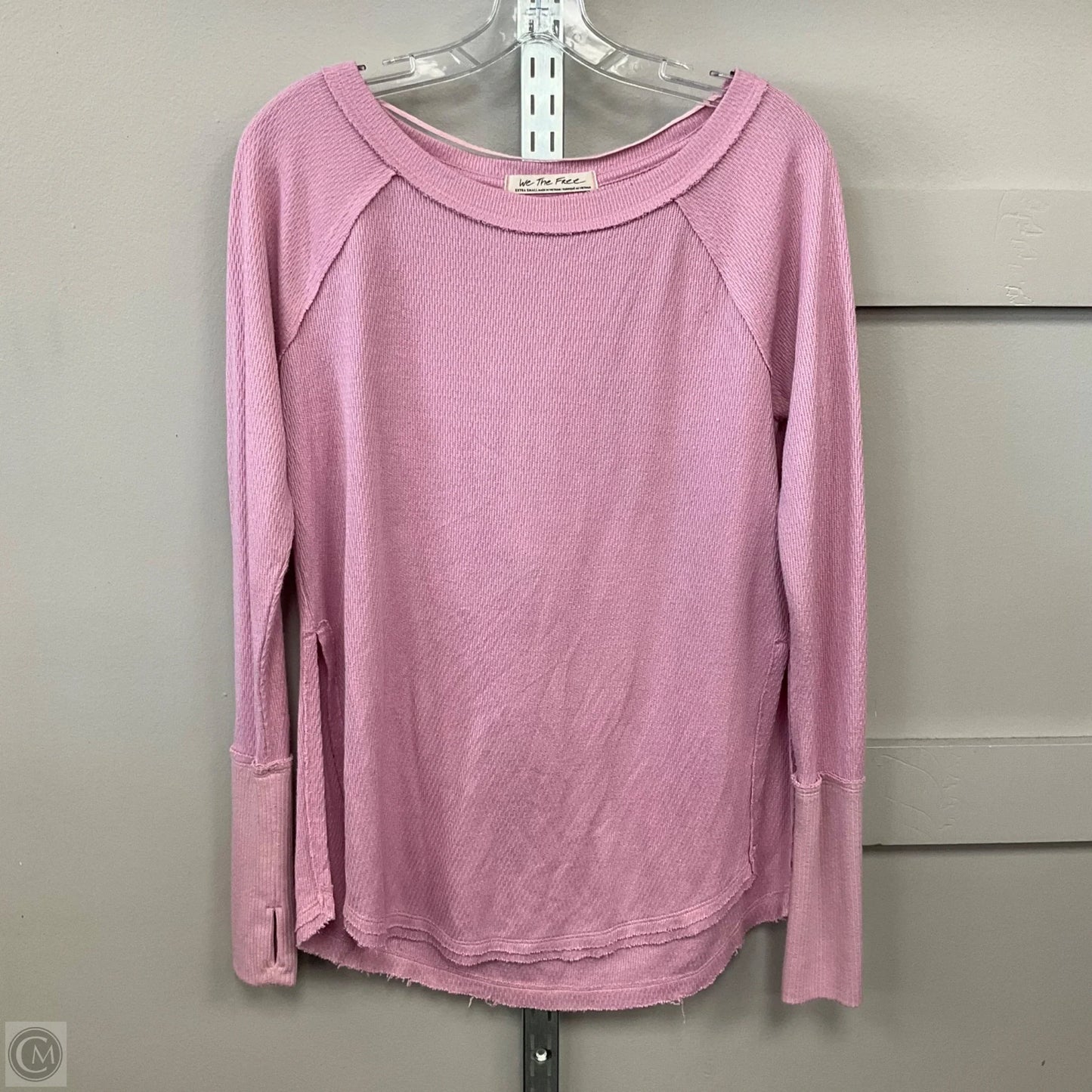 Top Long Sleeve By We The Free In Pink, Size: Xs