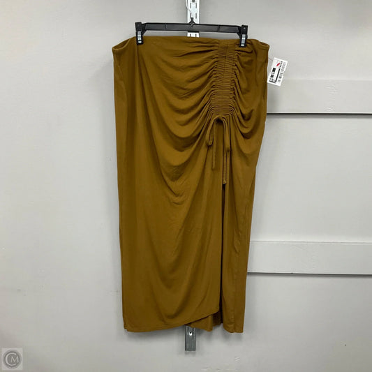 Skirt Midi By A New Day In Brown, Size: L