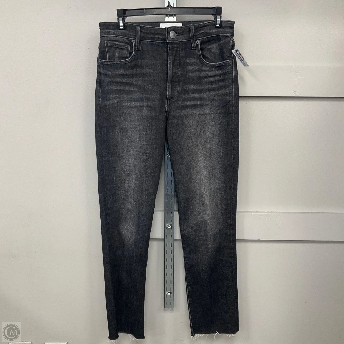 Jeans Straight By Evereve In Black Denim, Size: 2