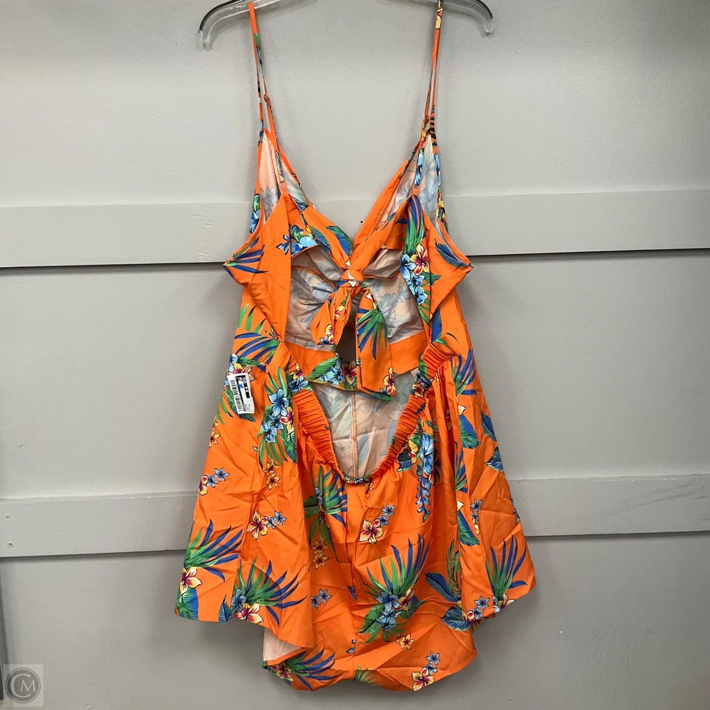Romper By Shein In Orange, Size: 4x