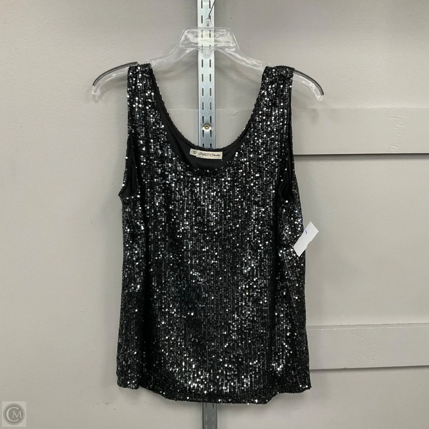Top Sleeveless By Clothes Mentor In Black, Size: L