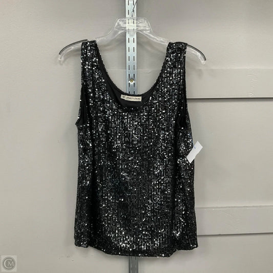 Top Sleeveless By Clothes Mentor In Black, Size: L