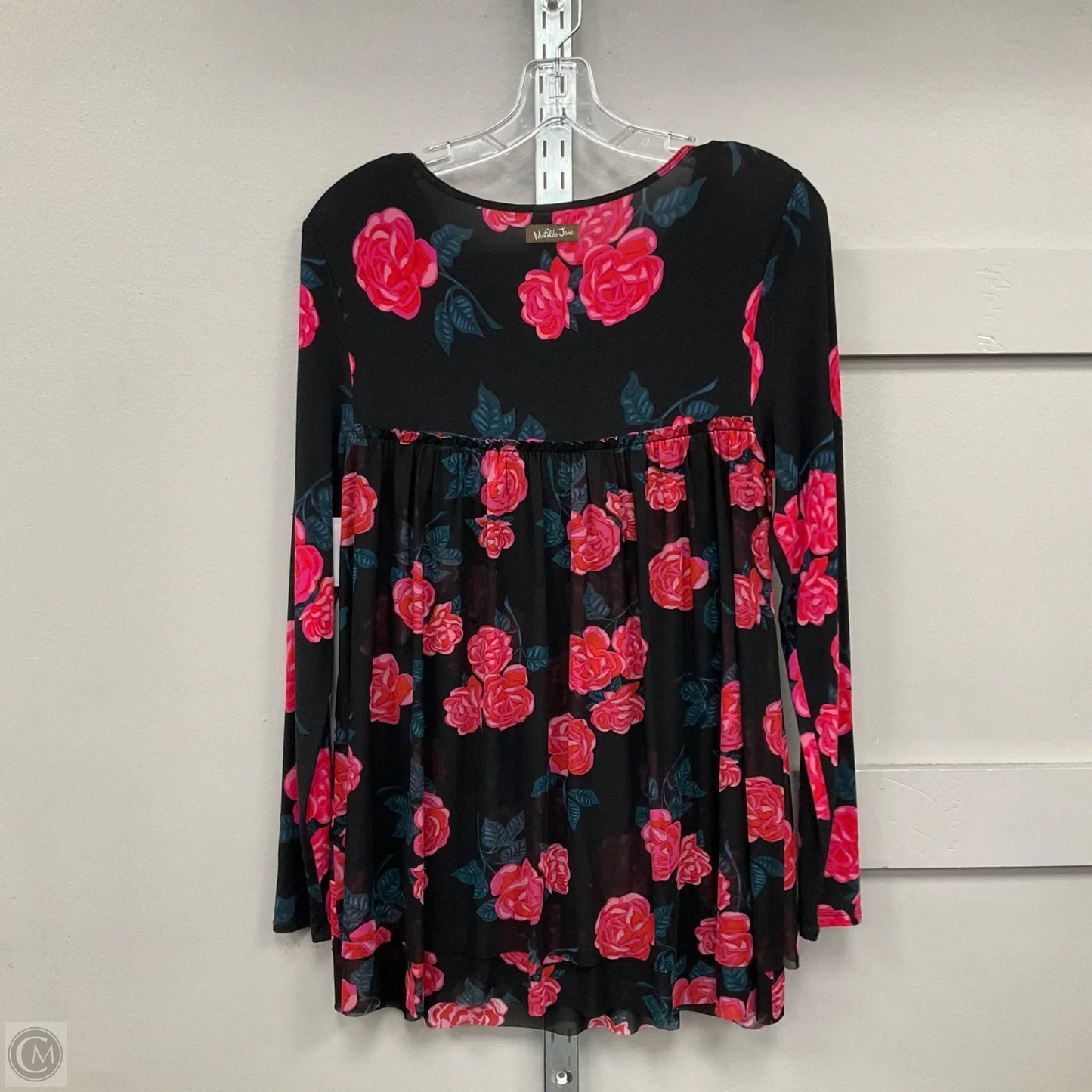 Top Long Sleeve By Matilda Jane In Floral Print, Size: S