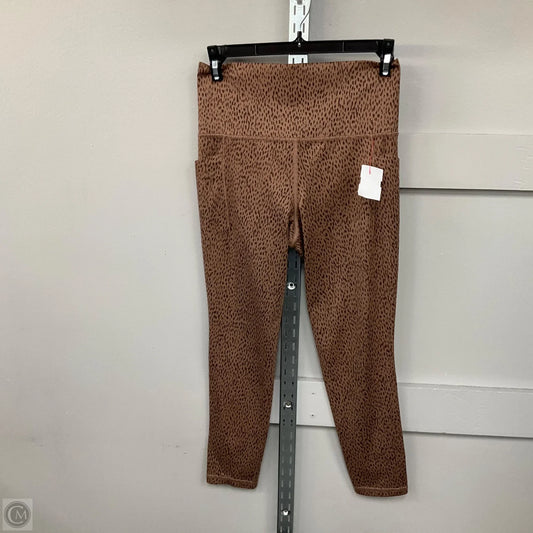 Athletic Leggings By Athleta In Brown, Size: S