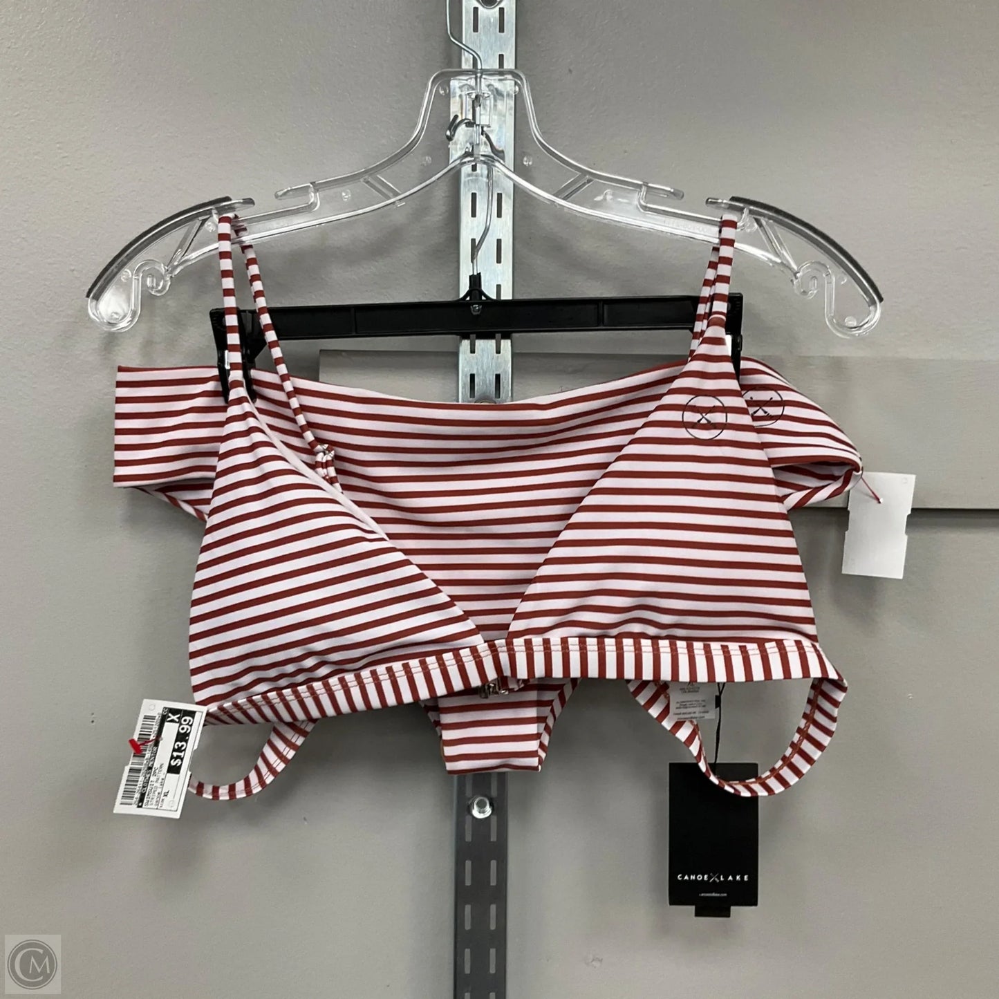 Swimsuit 2pc By Clothes Mentor In Striped Pattern, Size: Xl