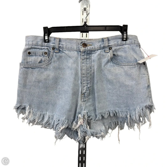 Shorts By Bill Blass In Blue Denim, Size: 10