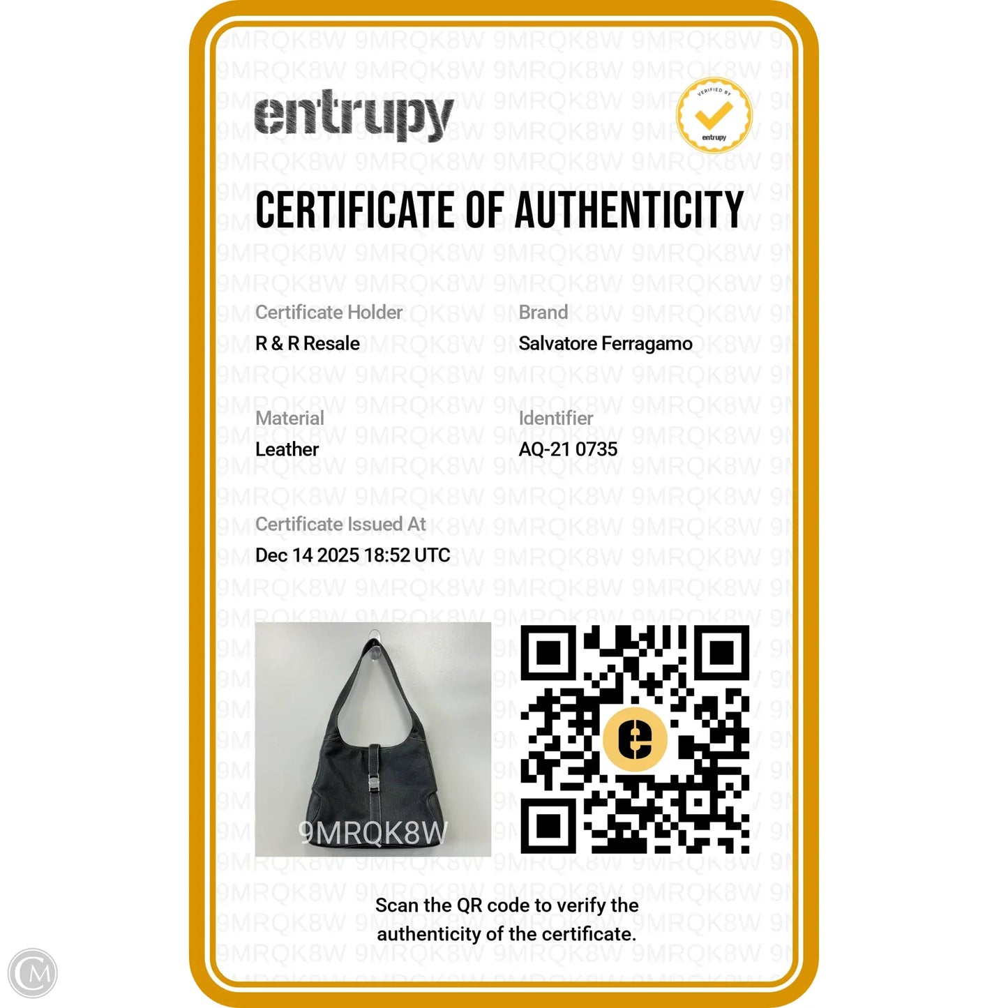 Handbag Luxury Designer By Ferragamo, Size: Small