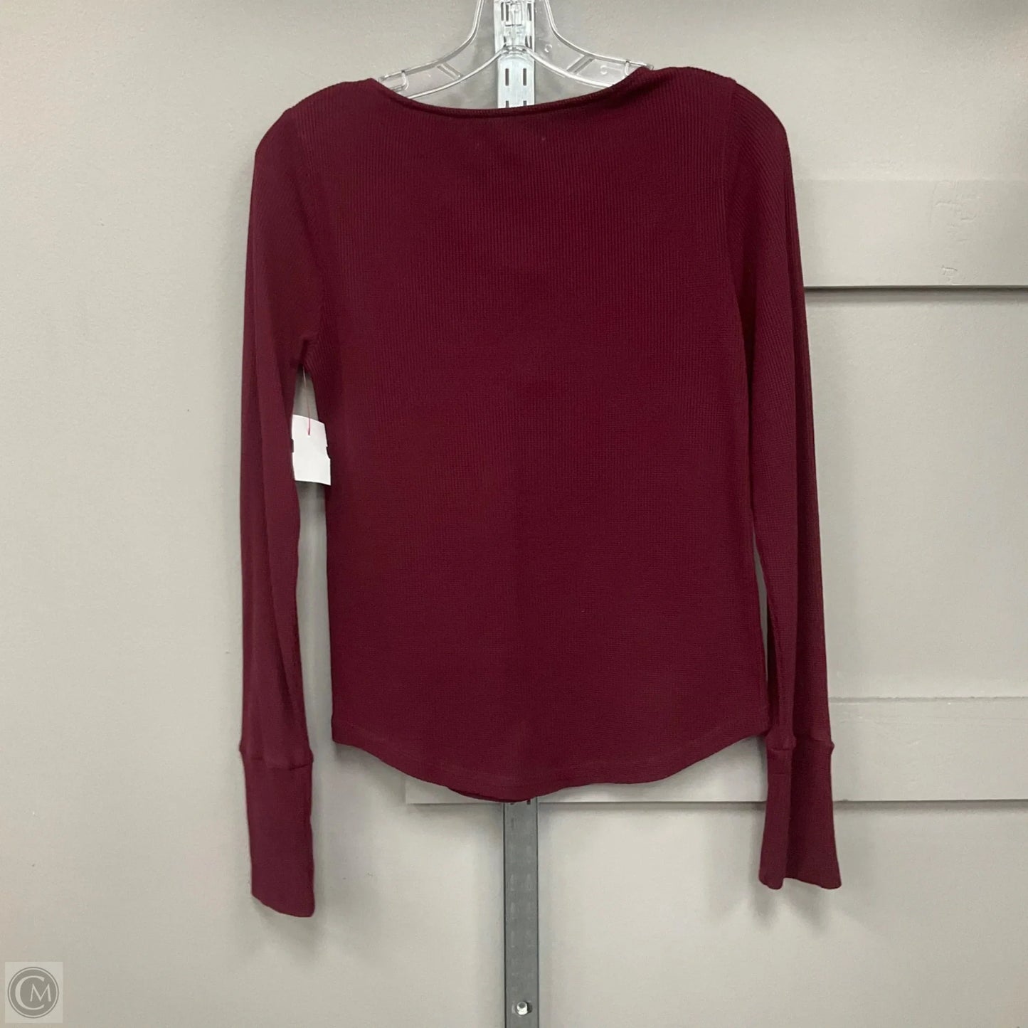 Top Long Sleeve By Lucky Brand In Maroon, Size: M