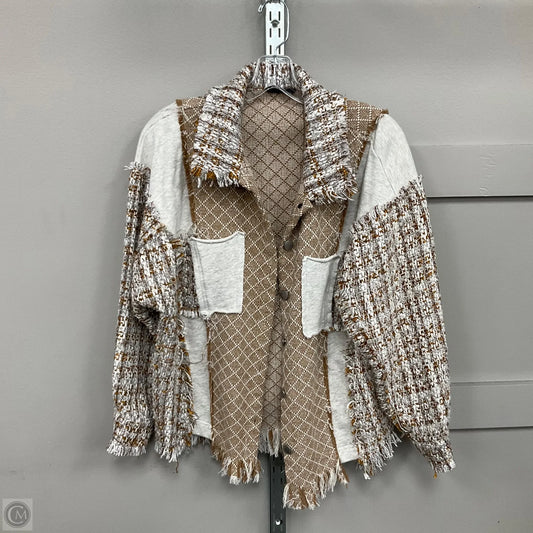Jacket Other By Miss Me In Tan, Size: S