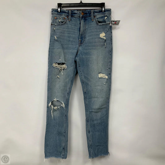 Jeans Skinny By Abercrombie And Fitch In Blue Denim, Size: 4