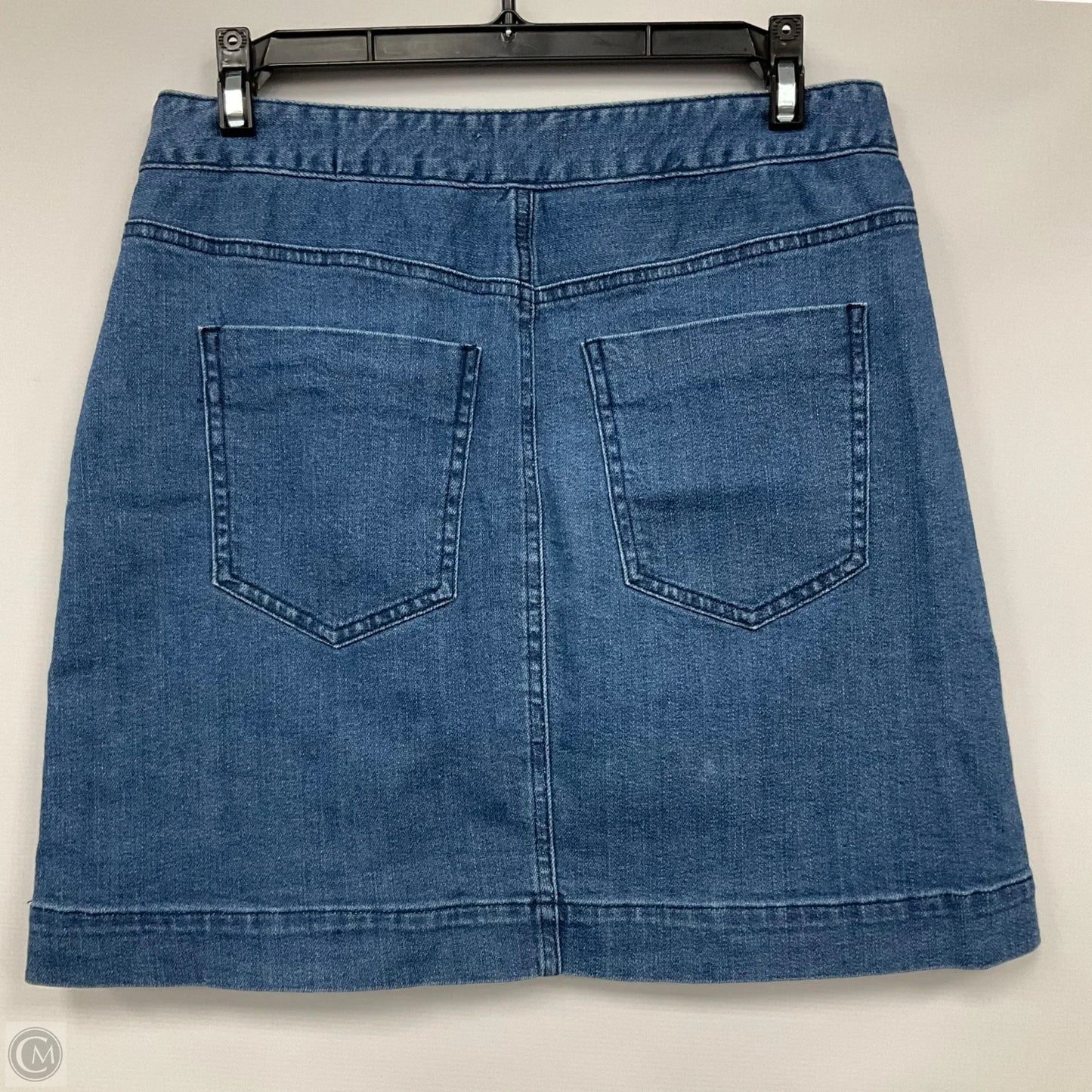 Skirt Mini & Short By Harper In Blue Denim, Size: M