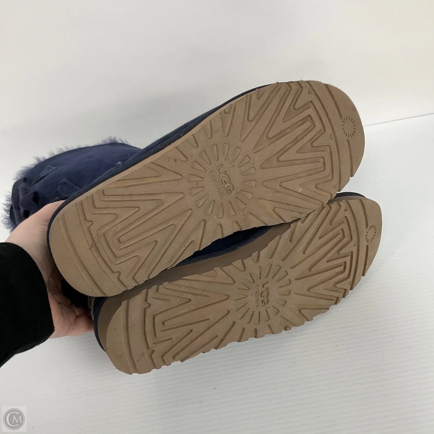 Boots Designer By Ugg In Blue, Size: 8