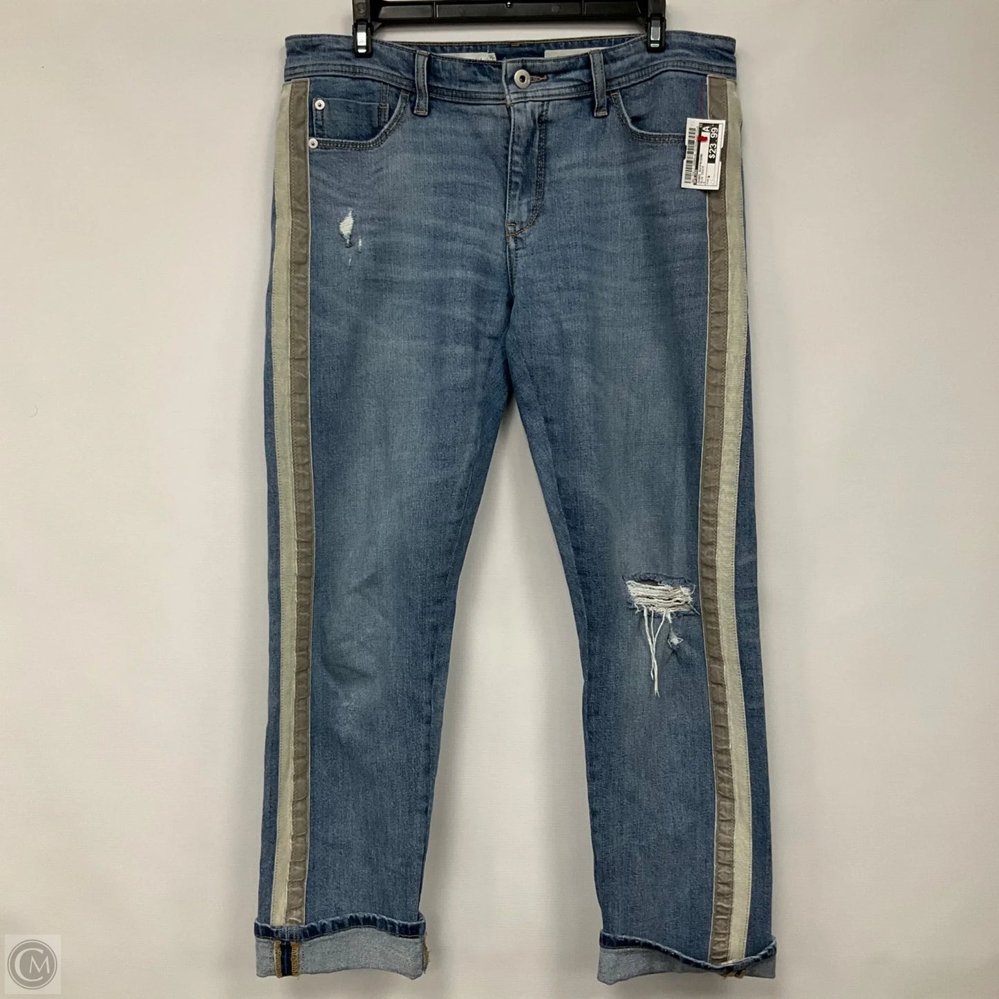 Jeans Boyfriend By Pilcro In Blue Denim, Size: 4
