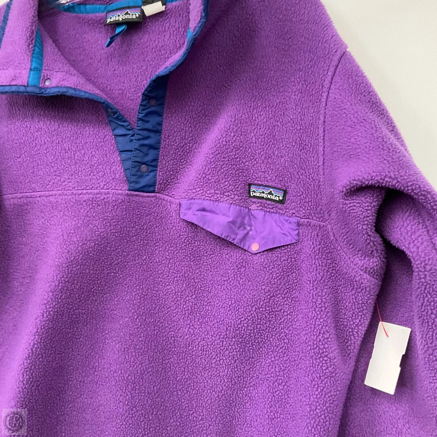 Sweatshirt Collar By Patagonia In Purple, Size: L