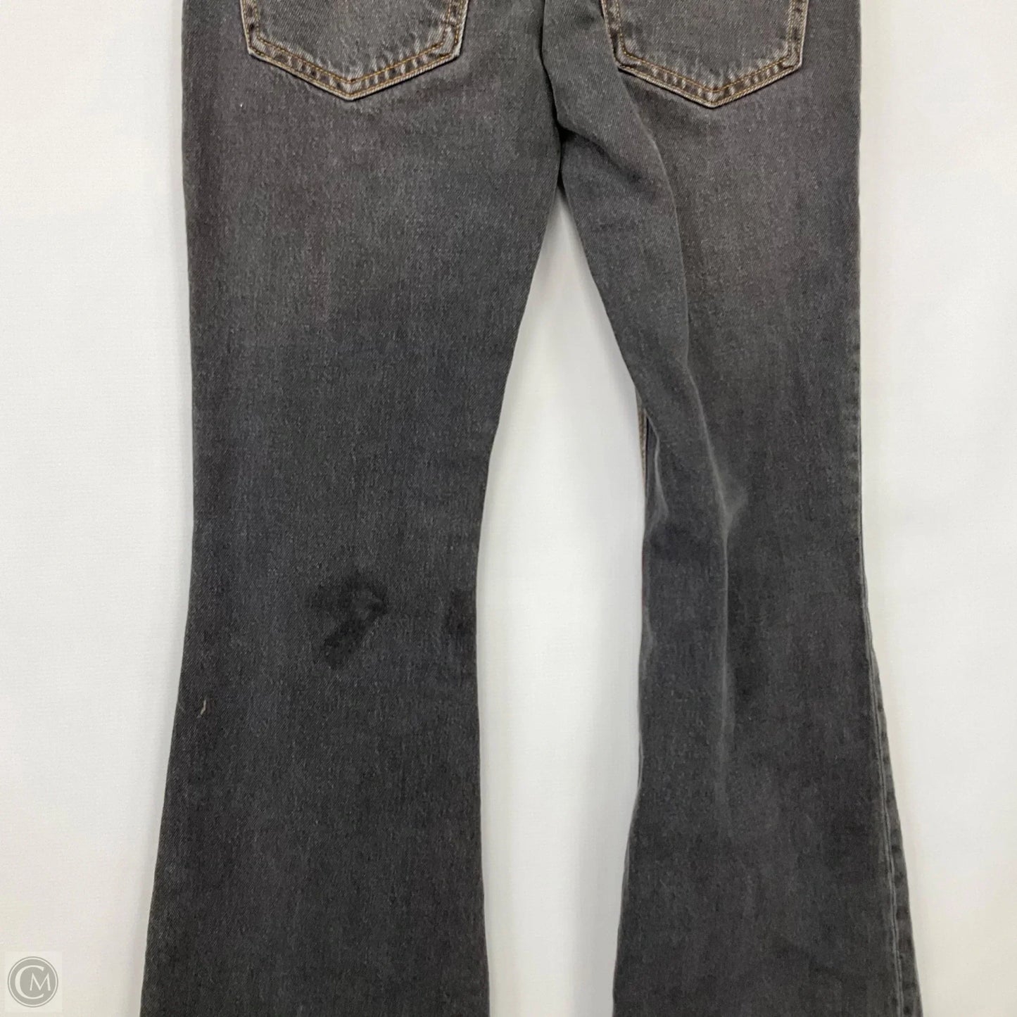 Jeans Flared By Bdg In Black Denim, Size: 0