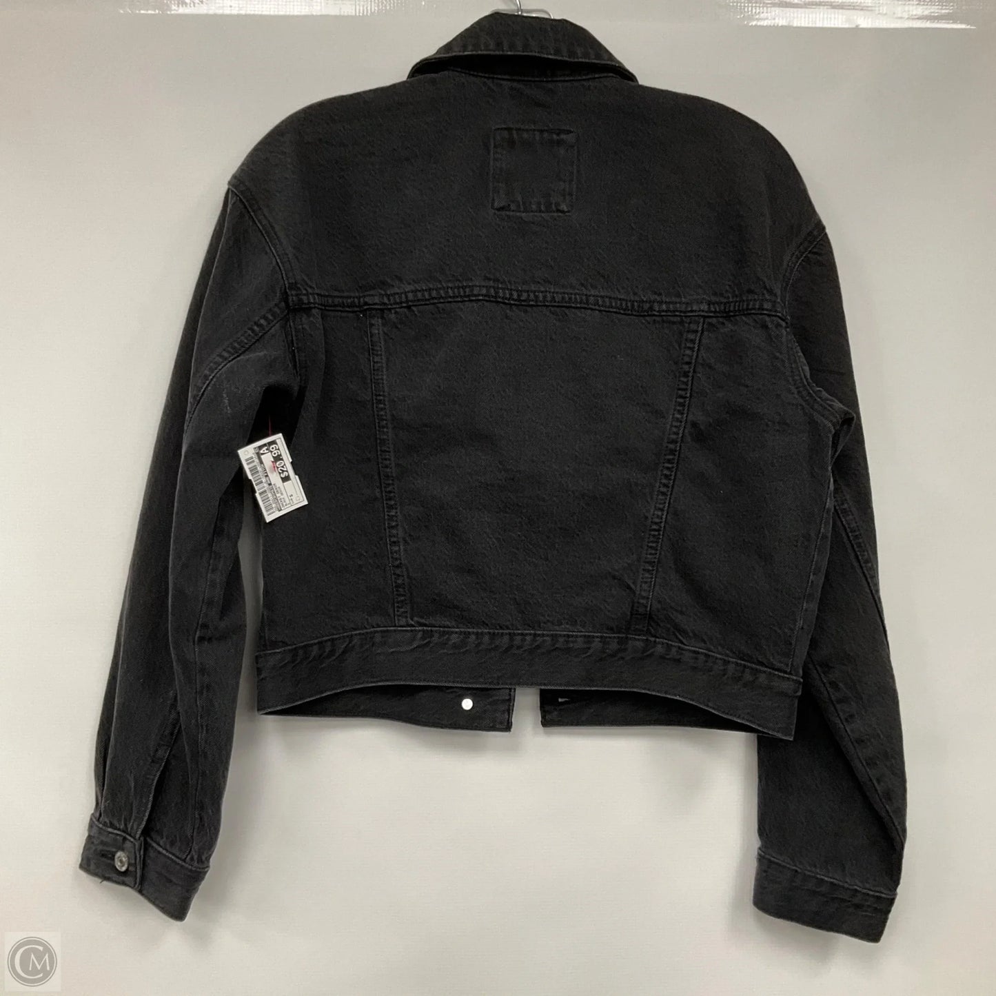 Jacket Denim By Abercrombie And Fitch In Black Denim, Size: S