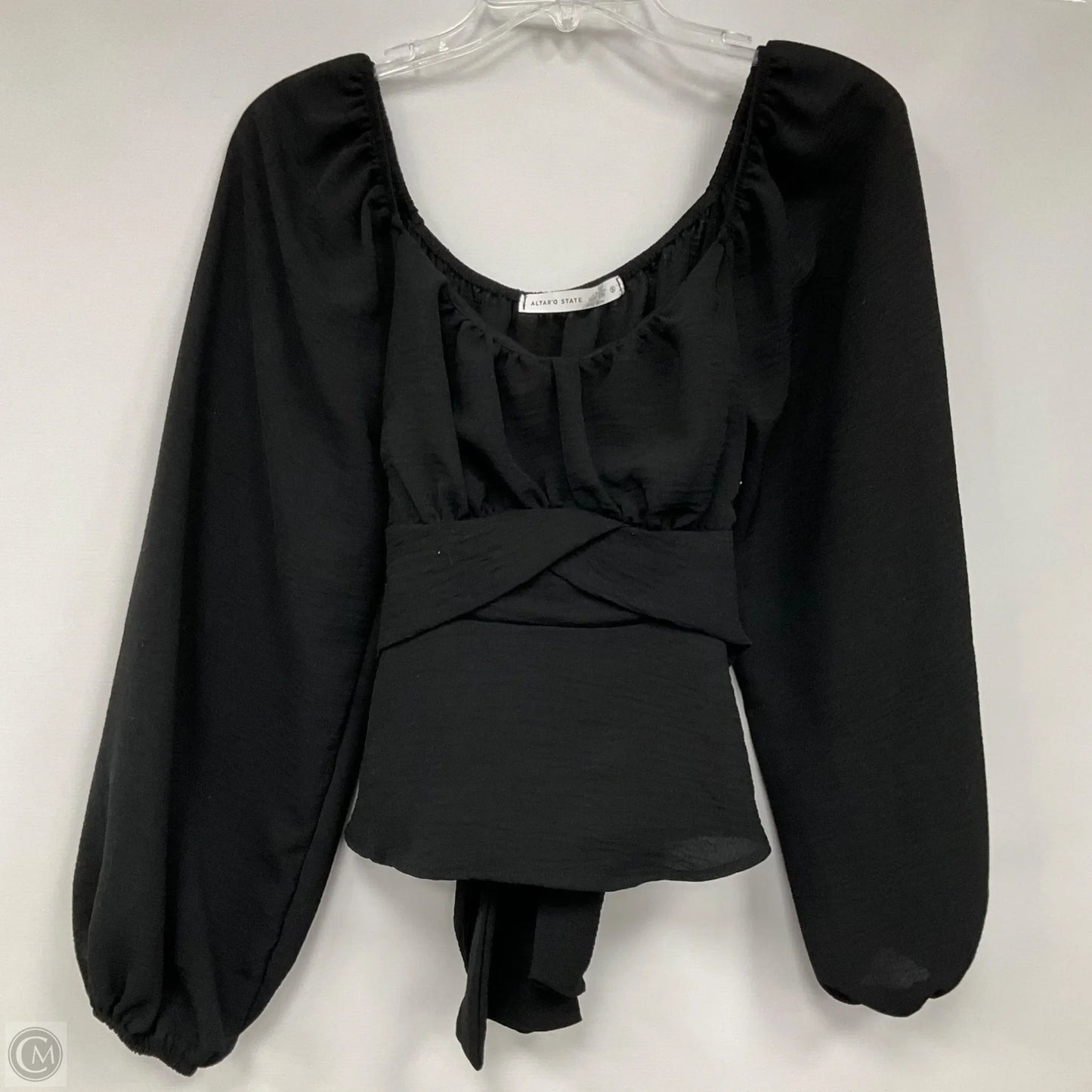 Top Long Sleeve By Altard State In Black, Size: S
