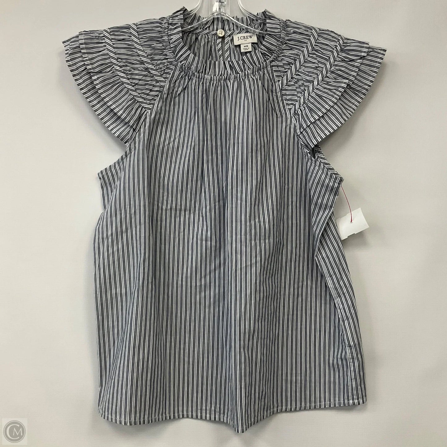 Top Short Sleeve By J. Crew In Striped Pattern, Size: Xs