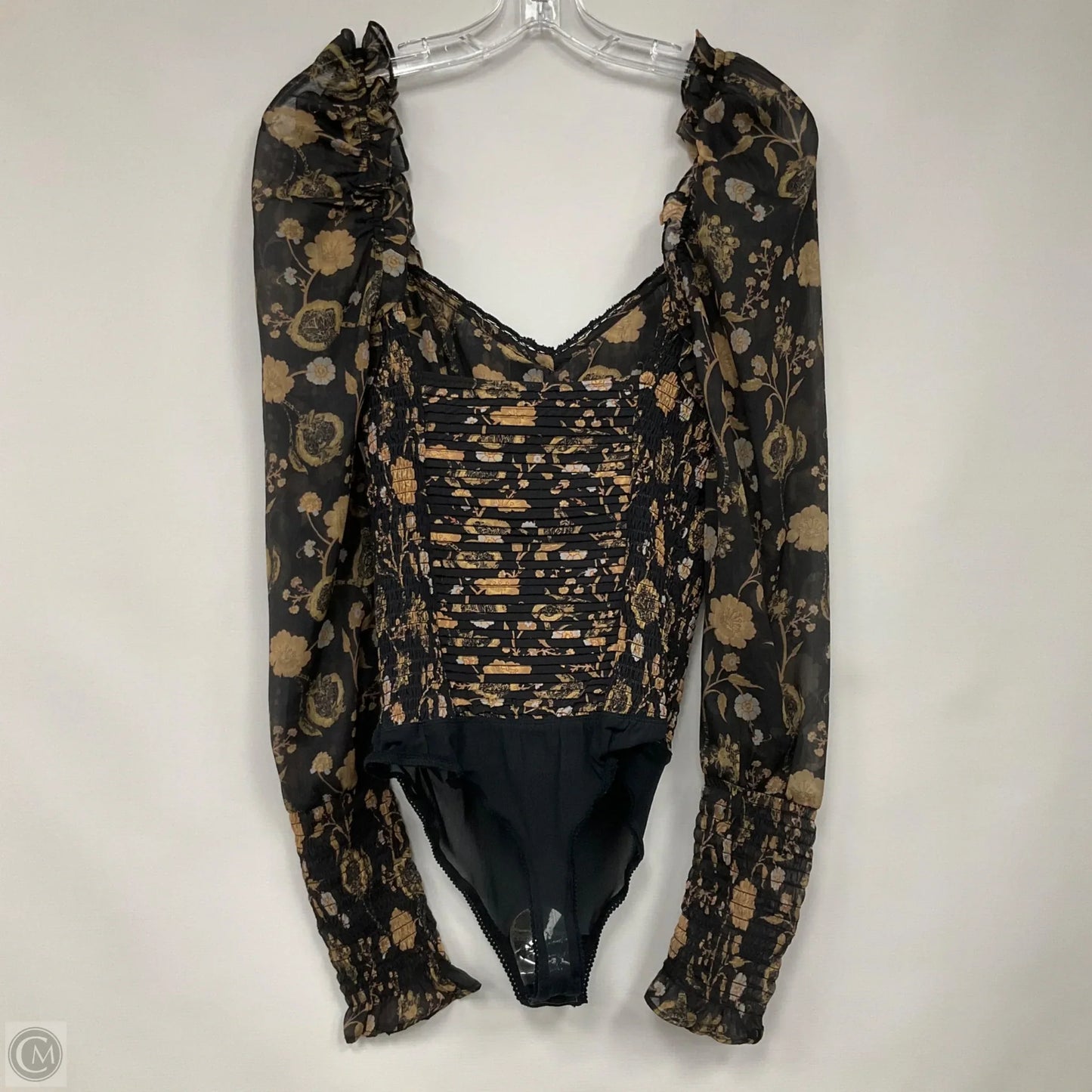 Bodysuit By Free People In Floral Print, Size: M