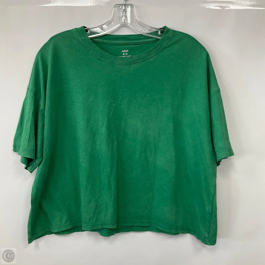 Top Short Sleeve By Aerie In Green, Size: M