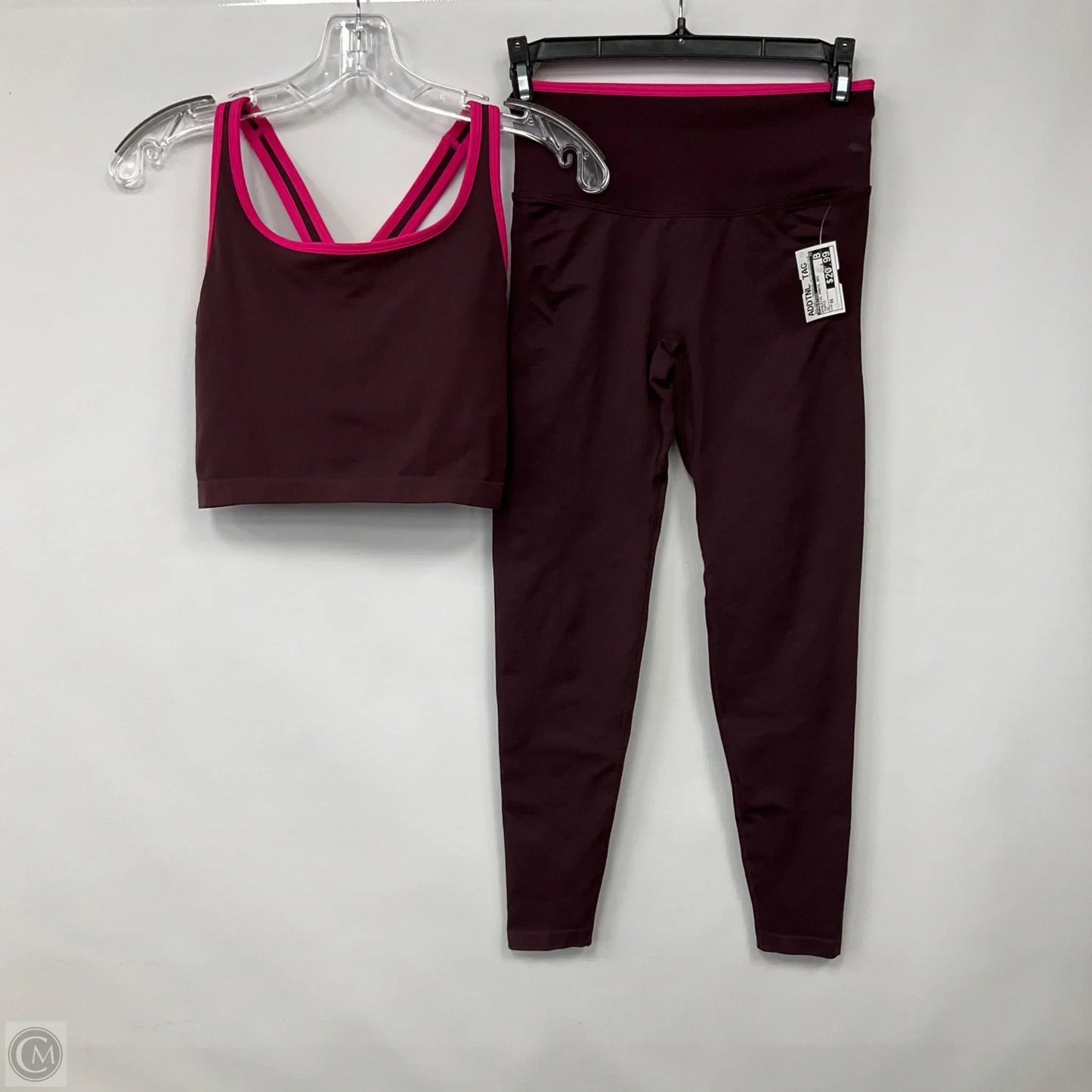 Athletic Pants 2pc By Fabletics In Purple, Size: Xs