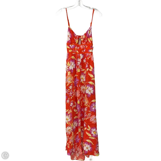 Dress Casual Maxi By Free People In Floral Print, Size: M