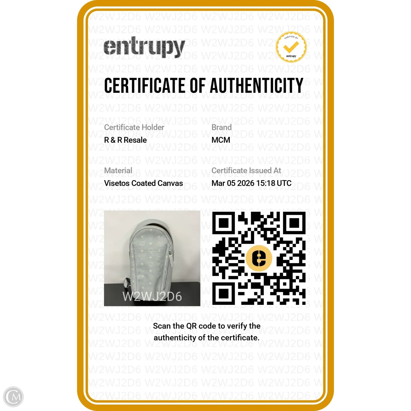 Backpack Luxury Designer By Mcm, Size: Small