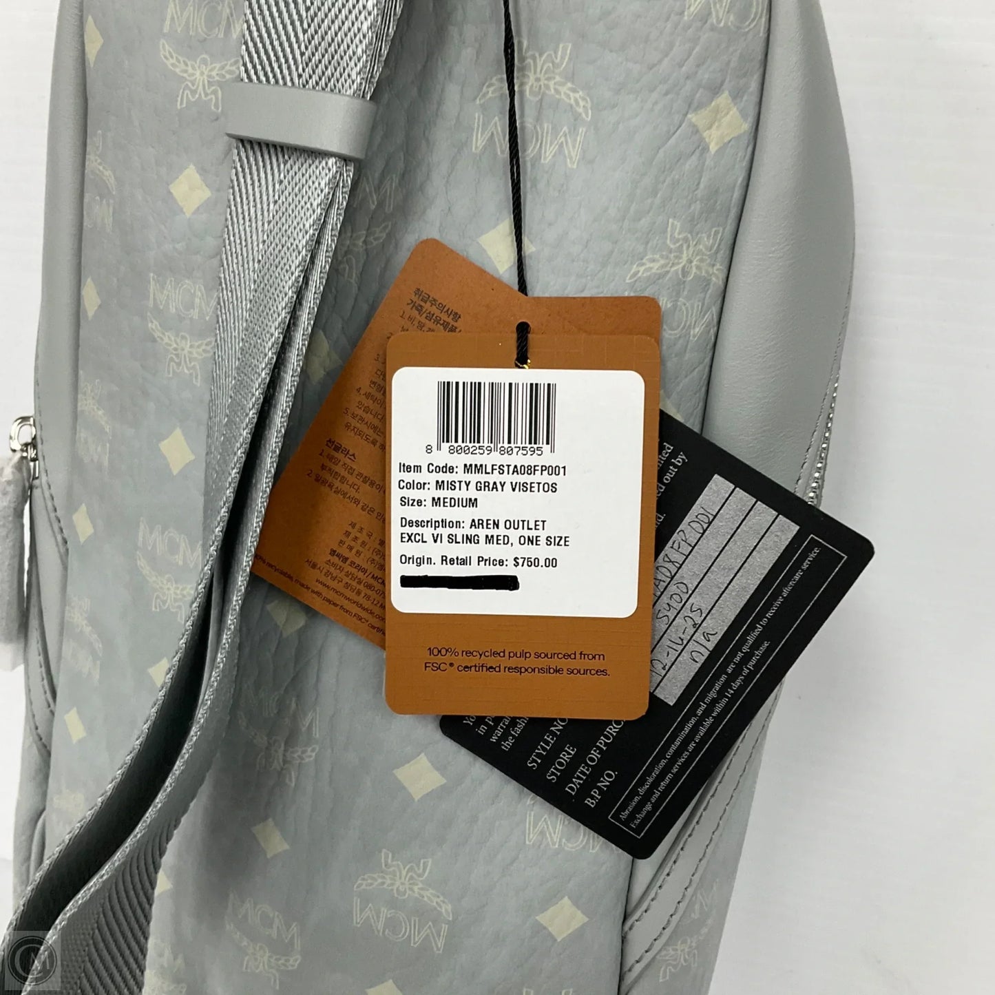 Backpack Luxury Designer By Mcm, Size: Small