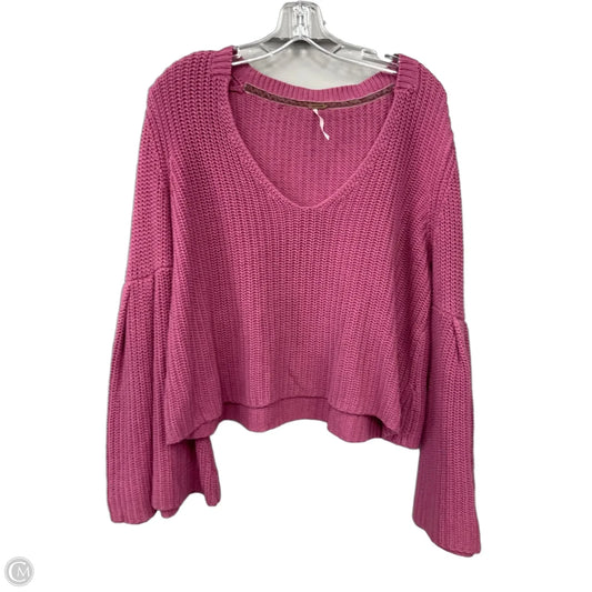 Sweater By Free People In Pink, Size: S