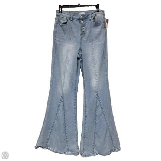Jeans Flared By Altard State In Blue Denim, Size: 4