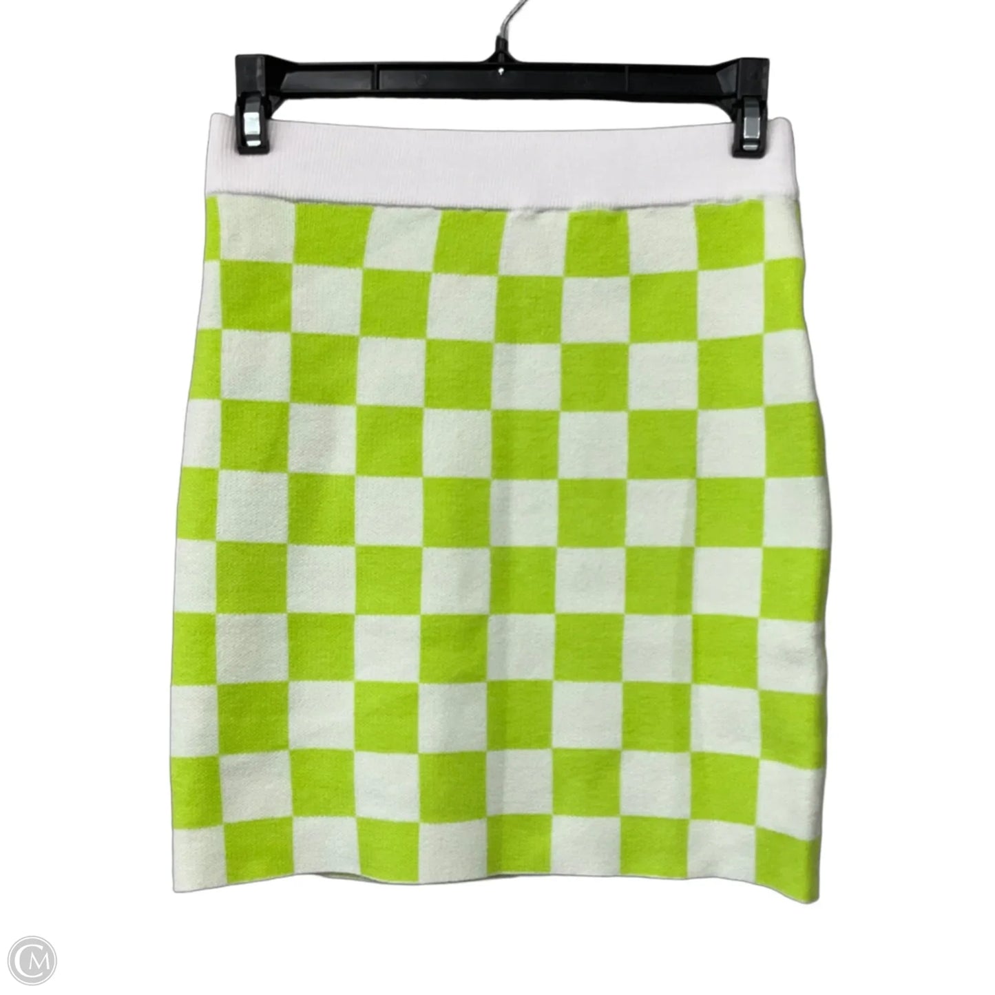 Skirt Mini & Short By Buttermelon In Checkered Pattern, Size: S