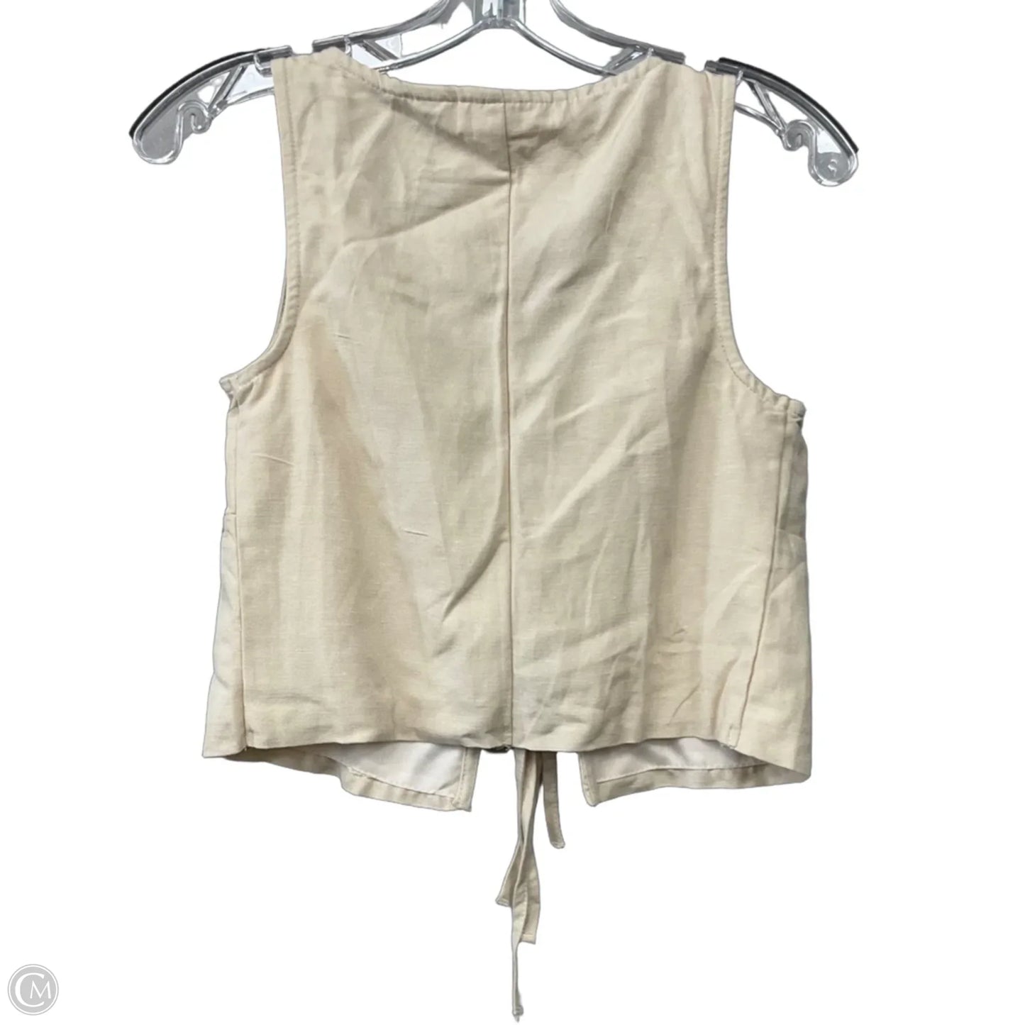 Top Sleeveless By Midnight Sky In Cream, Size: S