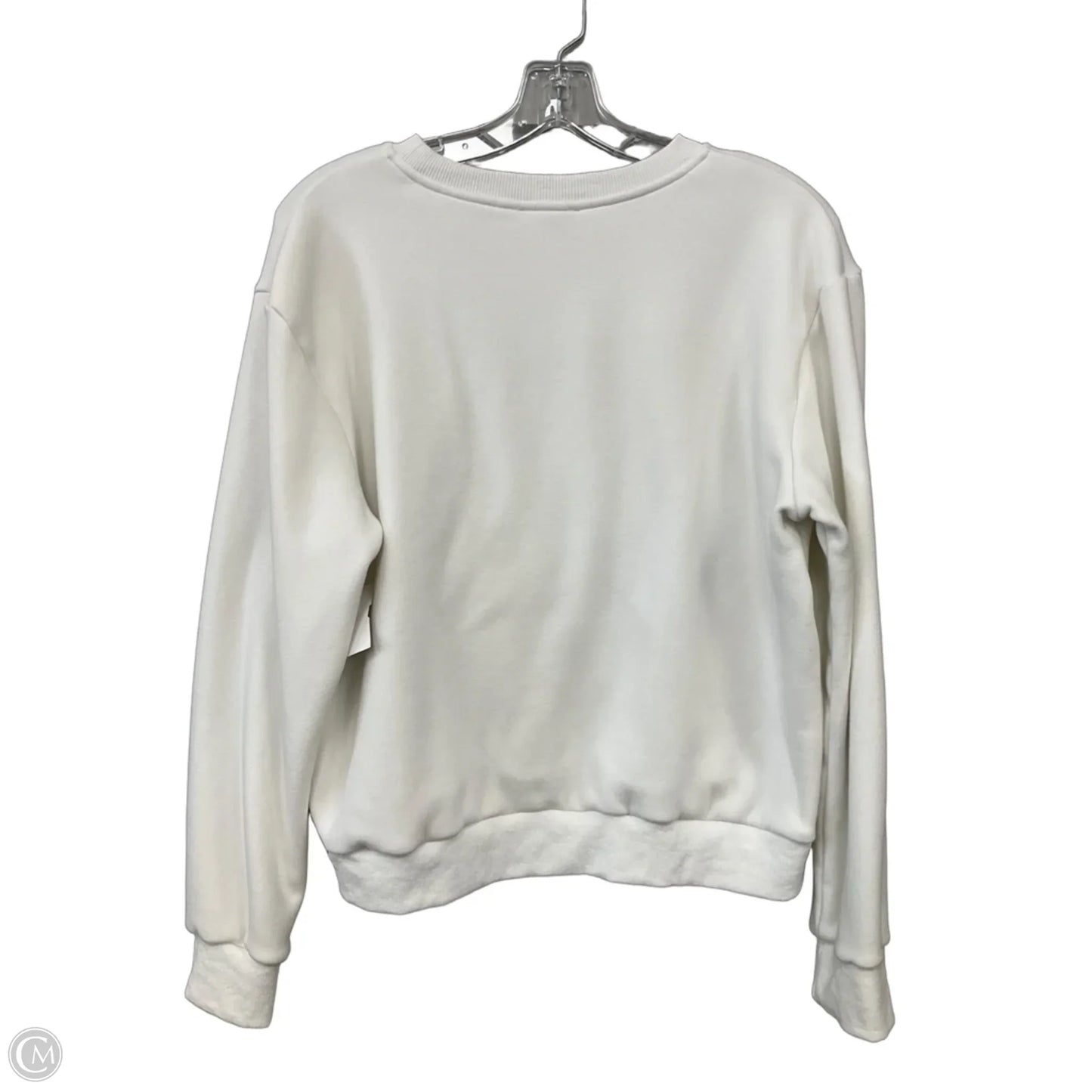 Sweatshirt Crewneck By Main Strip In White, Size: S