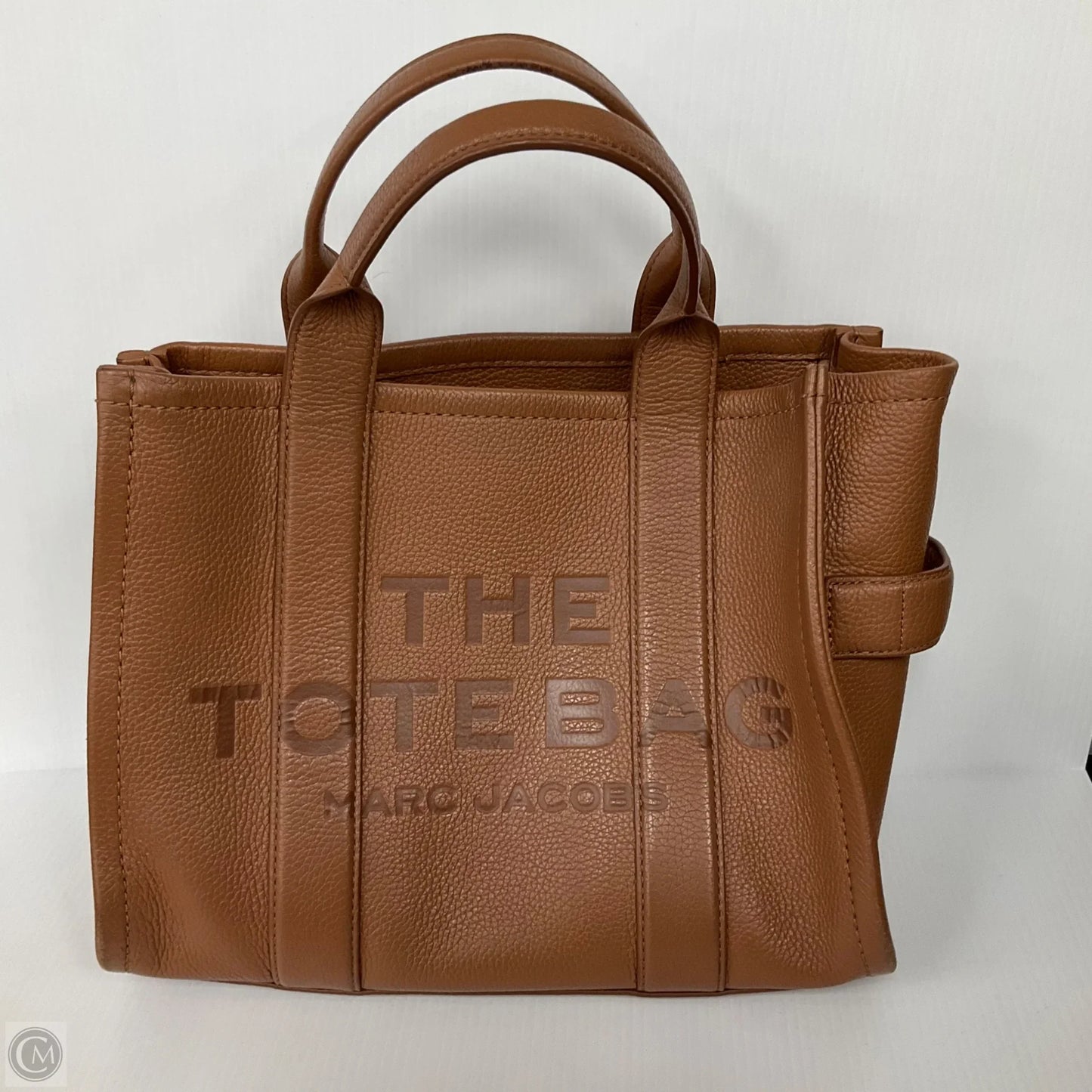 Tote Leather Luxury Designer By Marc Jacobs, Size: Medium