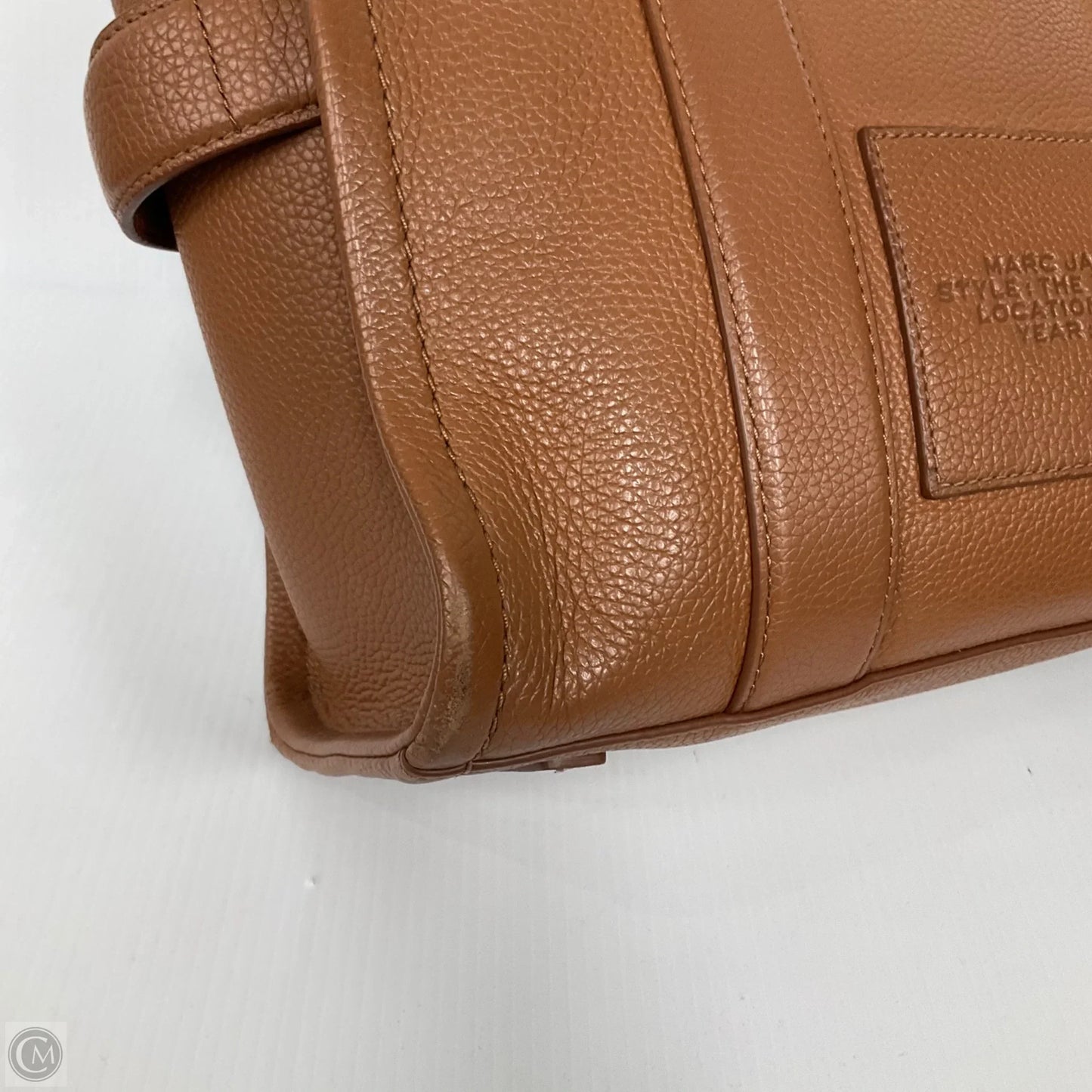 Tote Leather Luxury Designer By Marc Jacobs, Size: Medium