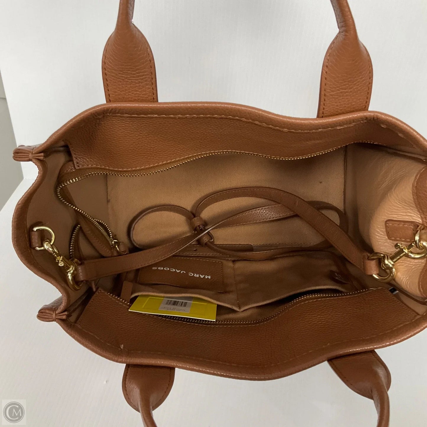 Tote Leather Luxury Designer By Marc Jacobs, Size: Medium
